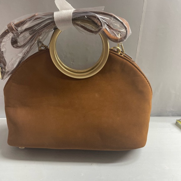 NWT INC International Concepts Tan Studded Clutch - Picture 7 of 9